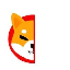 Half Shiba Inu logo