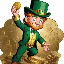 LuckysLeprecoin logo