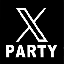 X Party logo