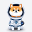 Asteroid The Space Shiba Inu logo