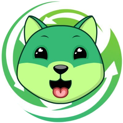 Green Shiba Inu logo