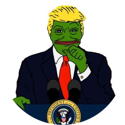 TRUMP PEPE logo